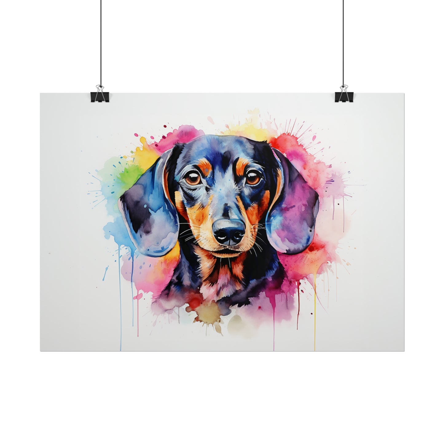 Rainbow Dachshund