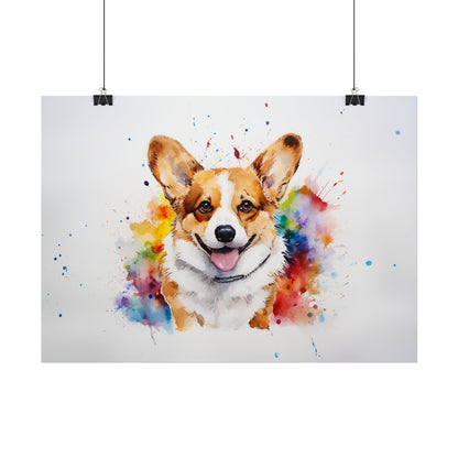 Rainbow Corgi