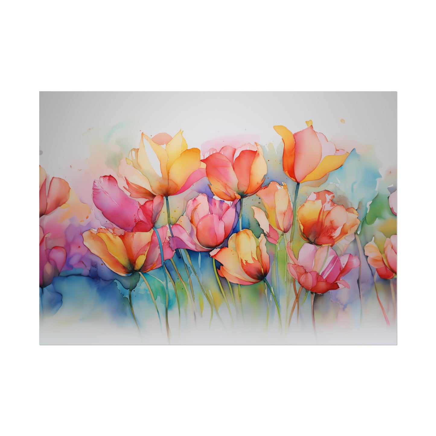 Alcohol Ink Tulips