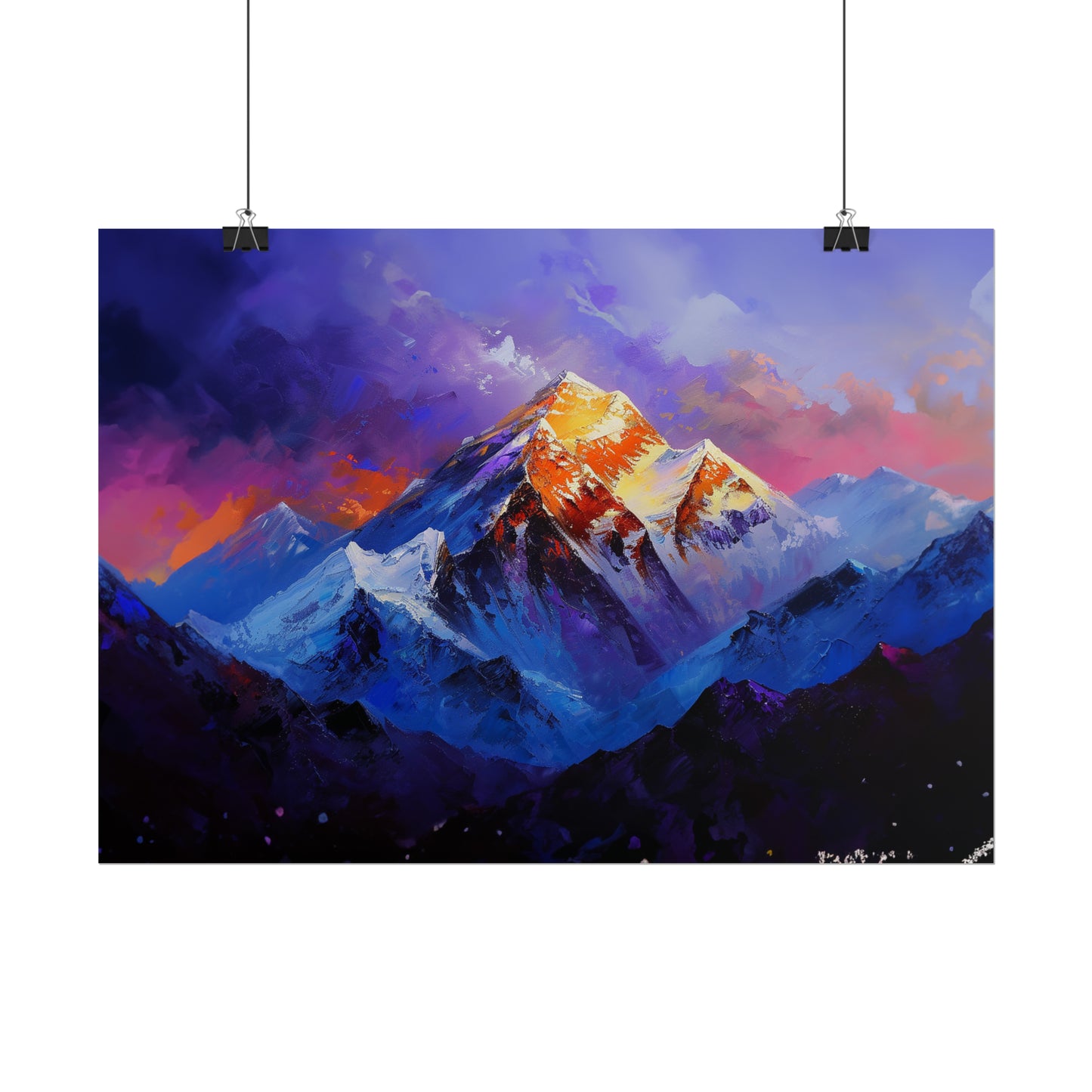 Mount Everest Abstract