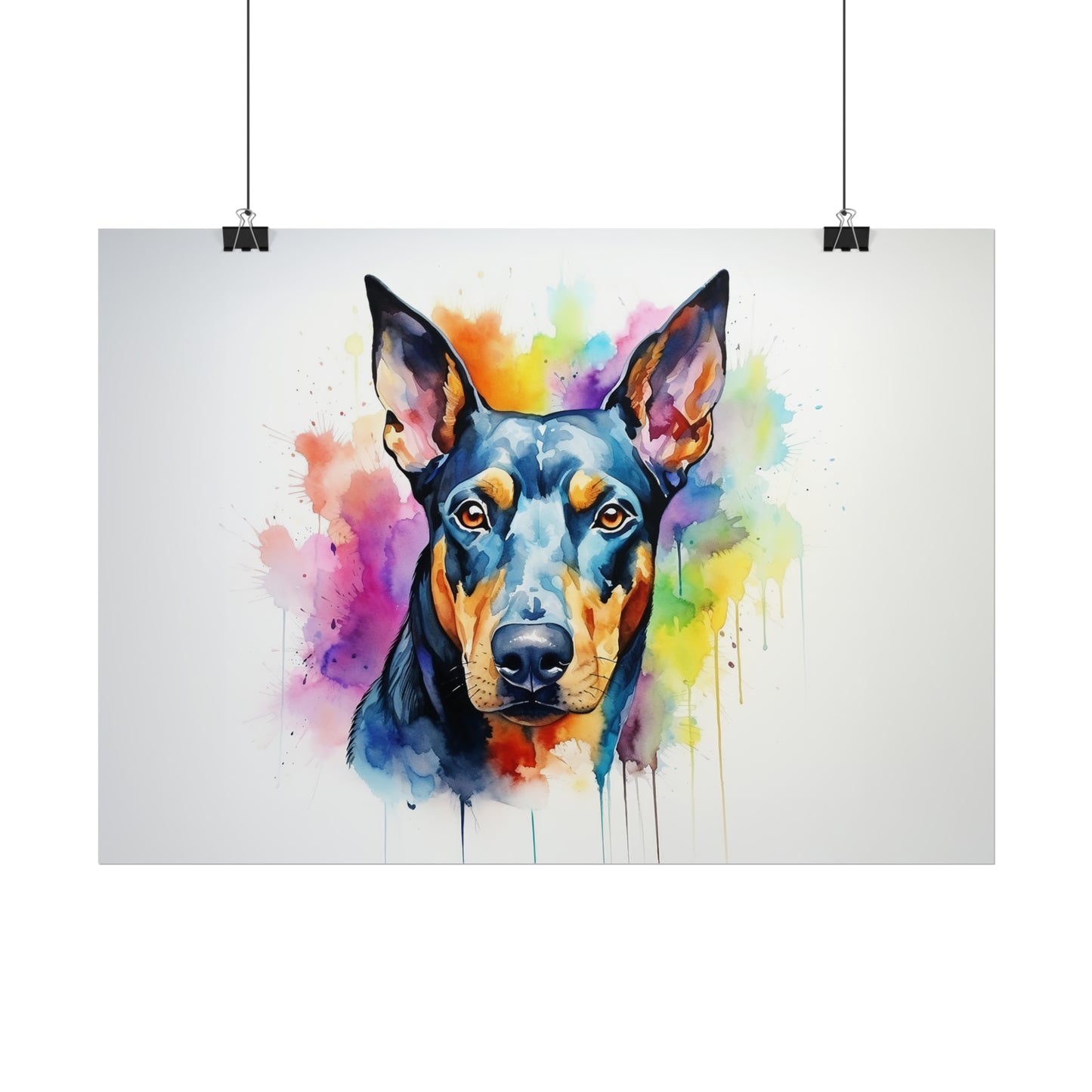 Rainbow Dobermann