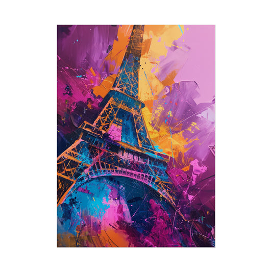 Eiffel Tower Abstract