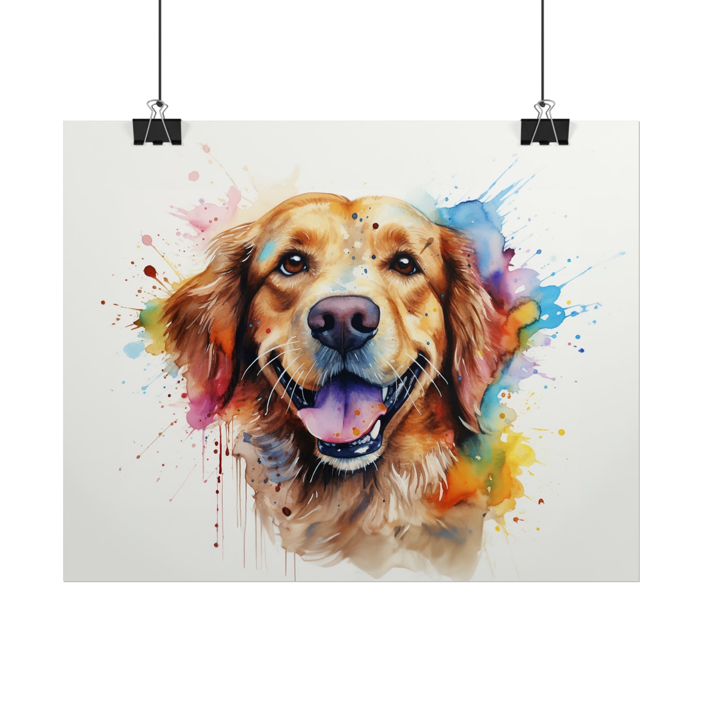 Rainbow Golden Retriever