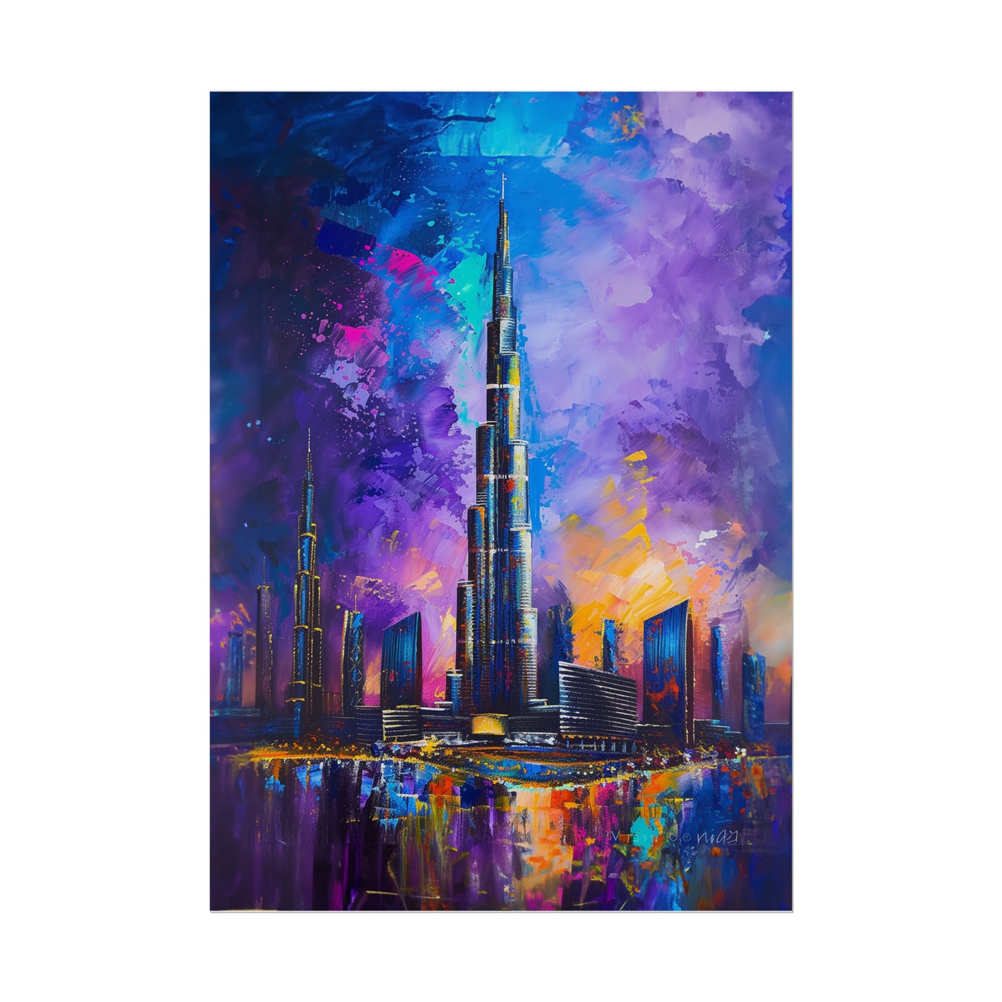 Burj Khalifa Abstract