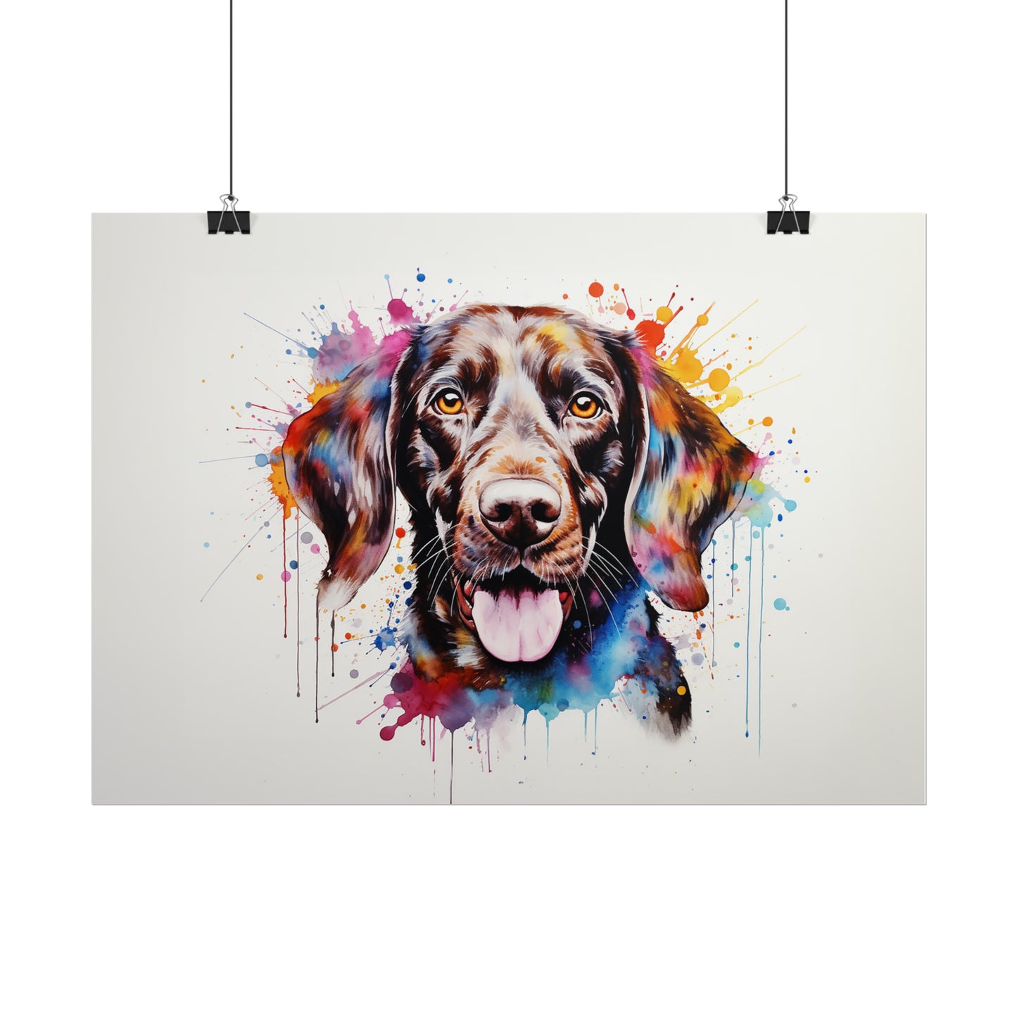 Rainbow German Shorthaired Pointer