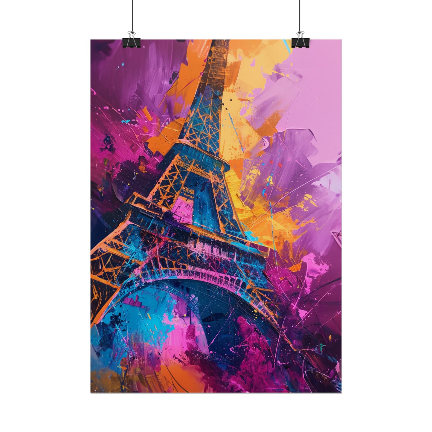 Eiffel Tower Abstract