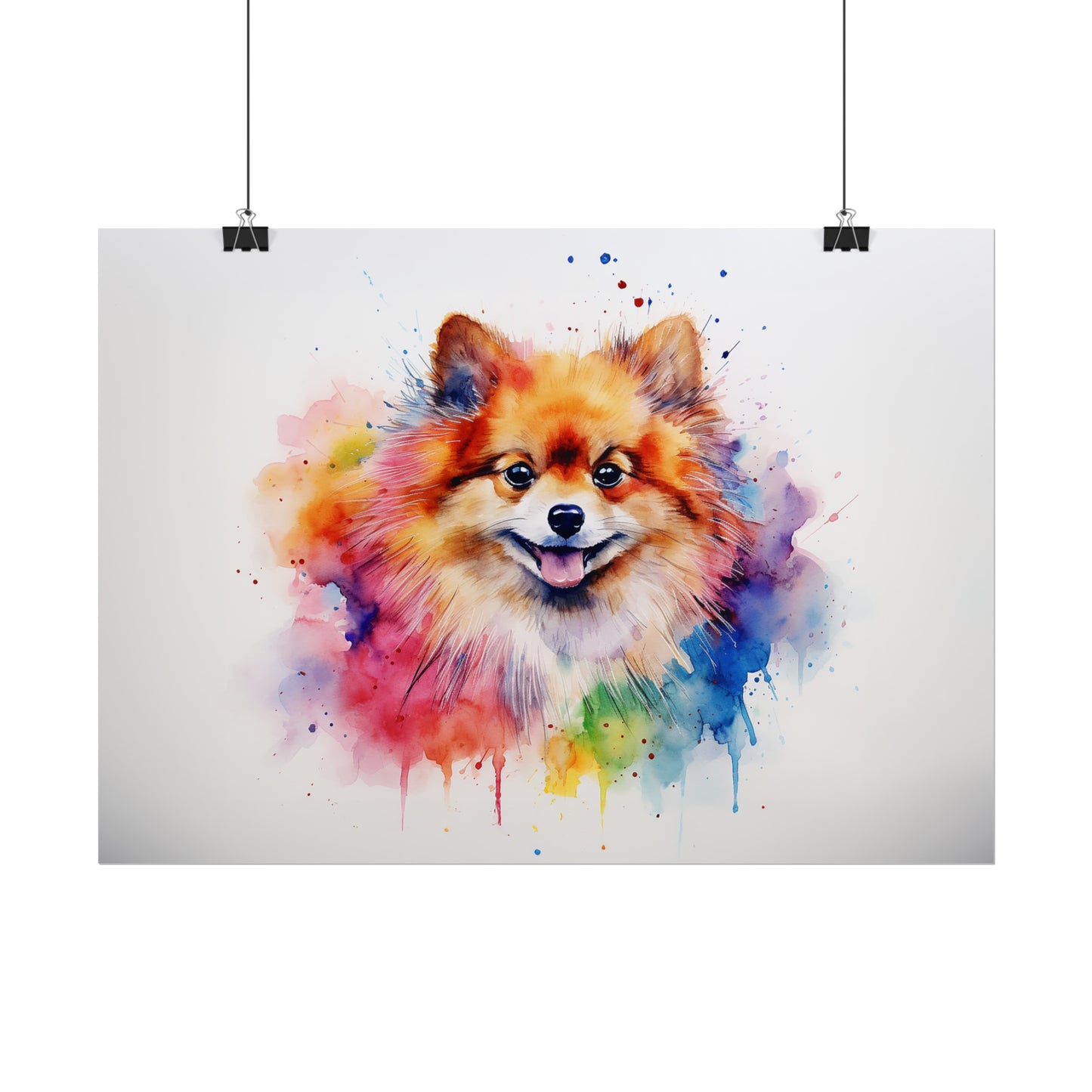 Rainbow Pomeranian