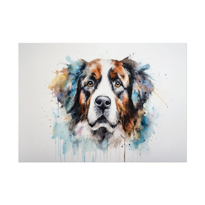 Rainbow Saint Bernard