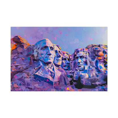 Mount Rushmore Abstract