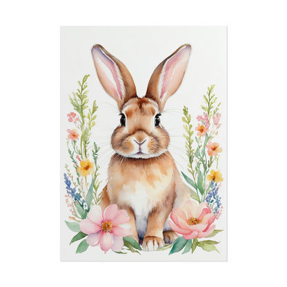 Bunny in Wildflowers