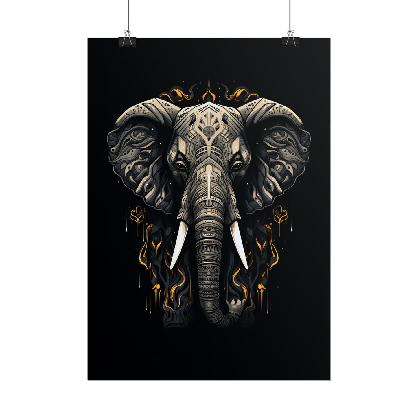 Patterned Elephant