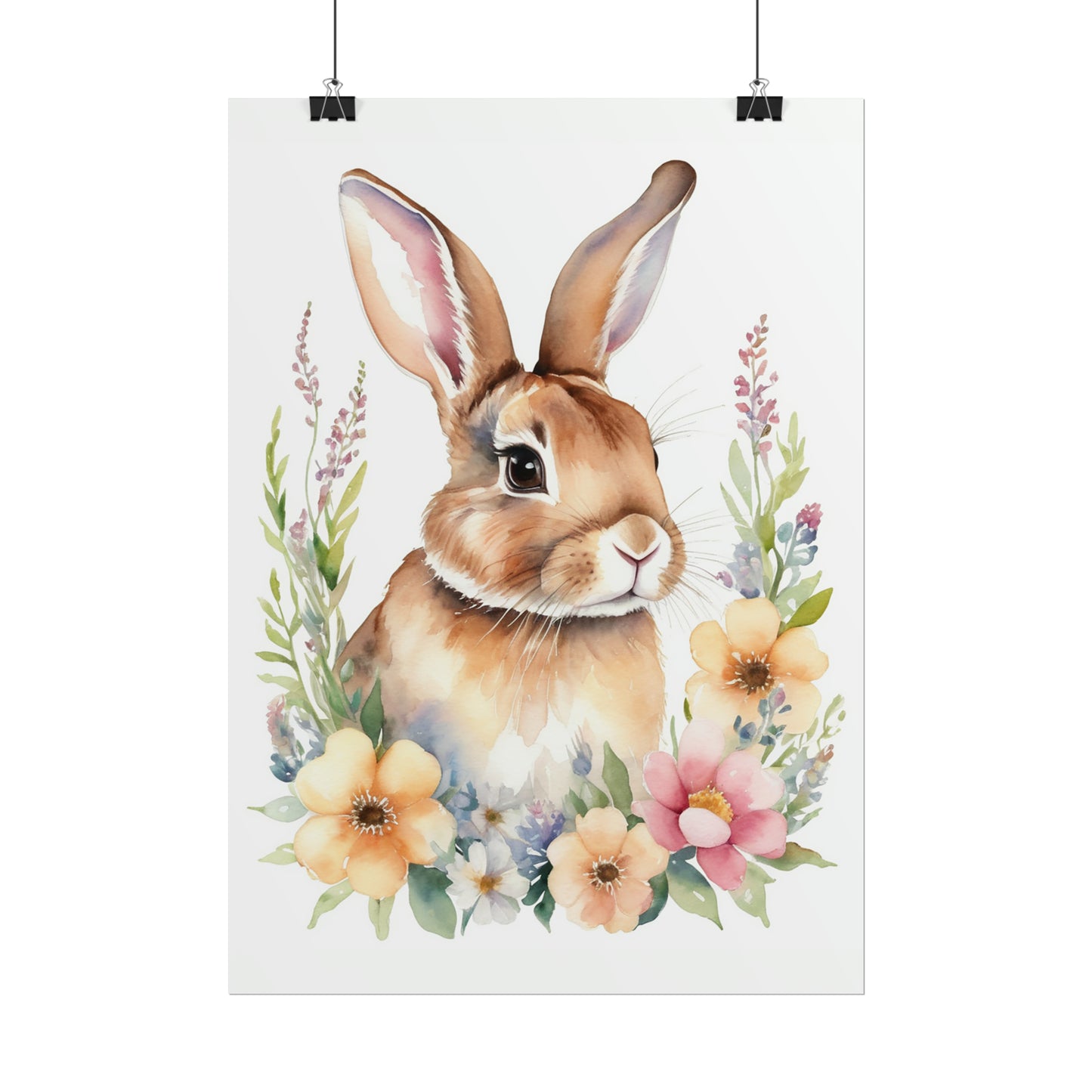 Bunny in Wildflowers