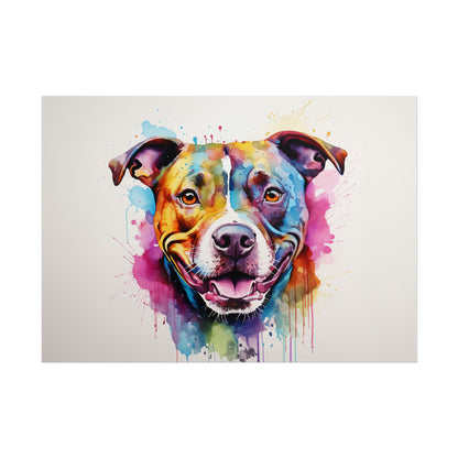 Rainbow Staffordshire Bull Terrier