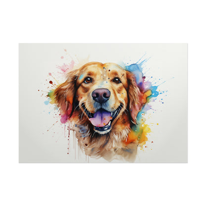 Rainbow Golden Retriever