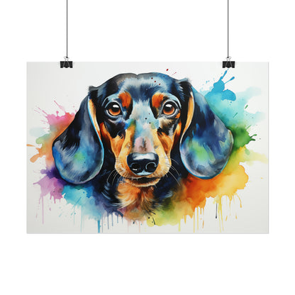 Rainbow Dachshund