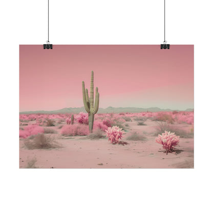 Pink Desert Cactus