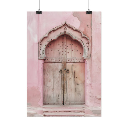 Pink Moroccan Door