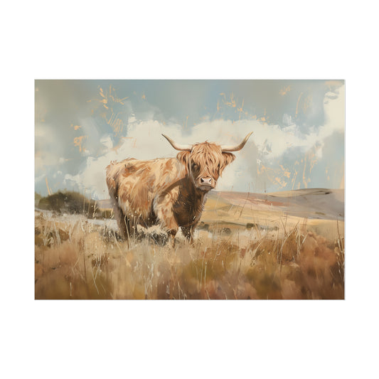 Highland Cow Painting