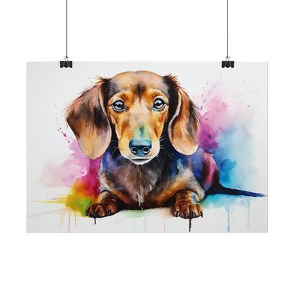 Rainbow Dachshund