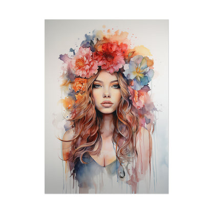 Woman with Flower Crown