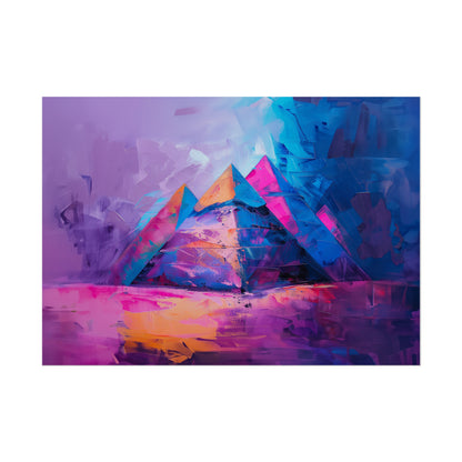 Pyramids Of Giza Abstract