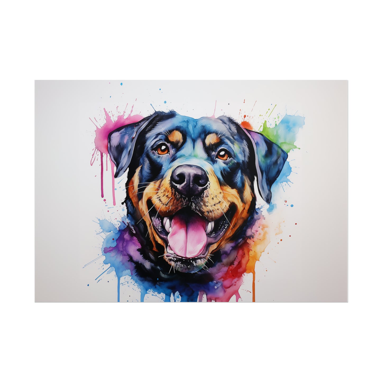 Rainbow Rottweiler