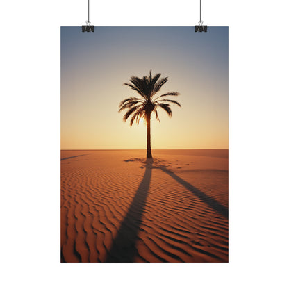 Sunset Palm