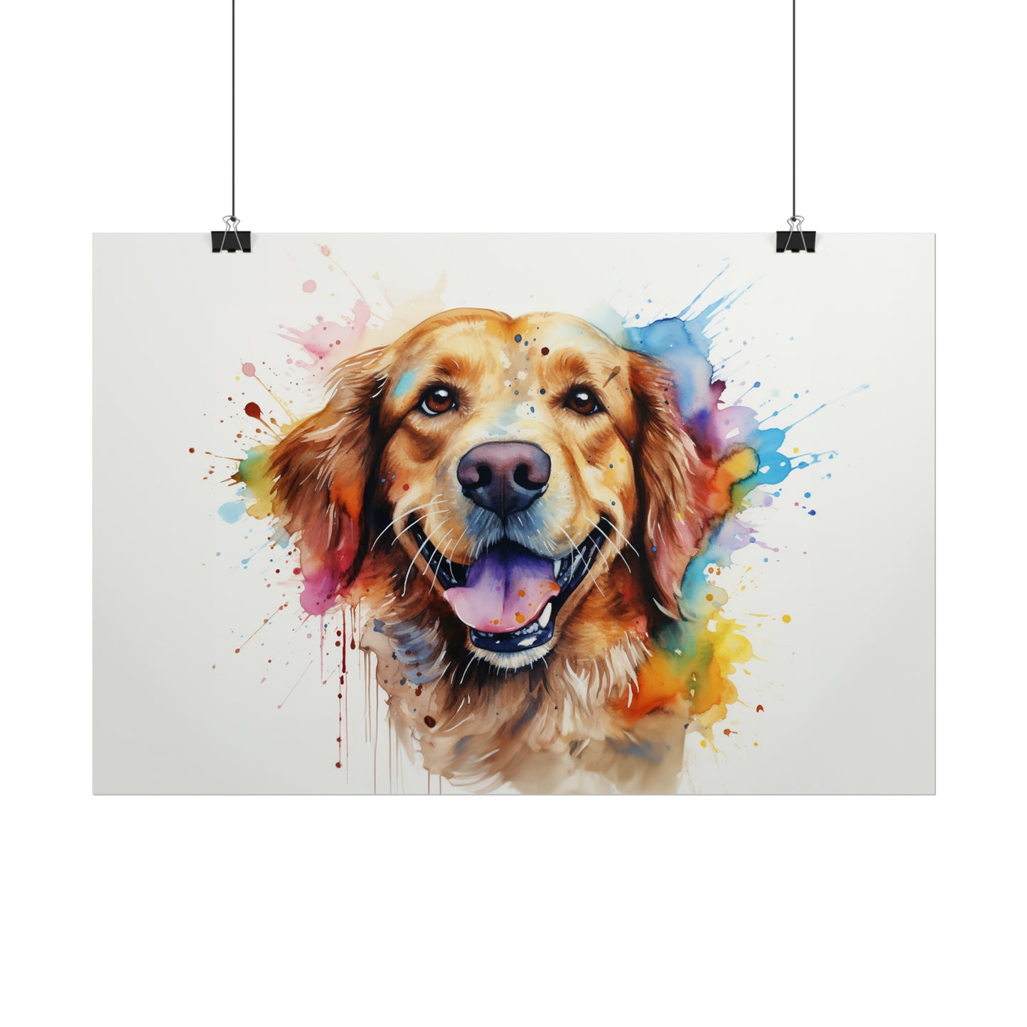 Rainbow Golden Retriever