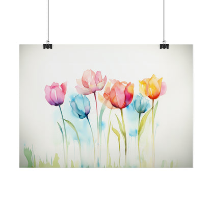 Alcohol Ink Tulips