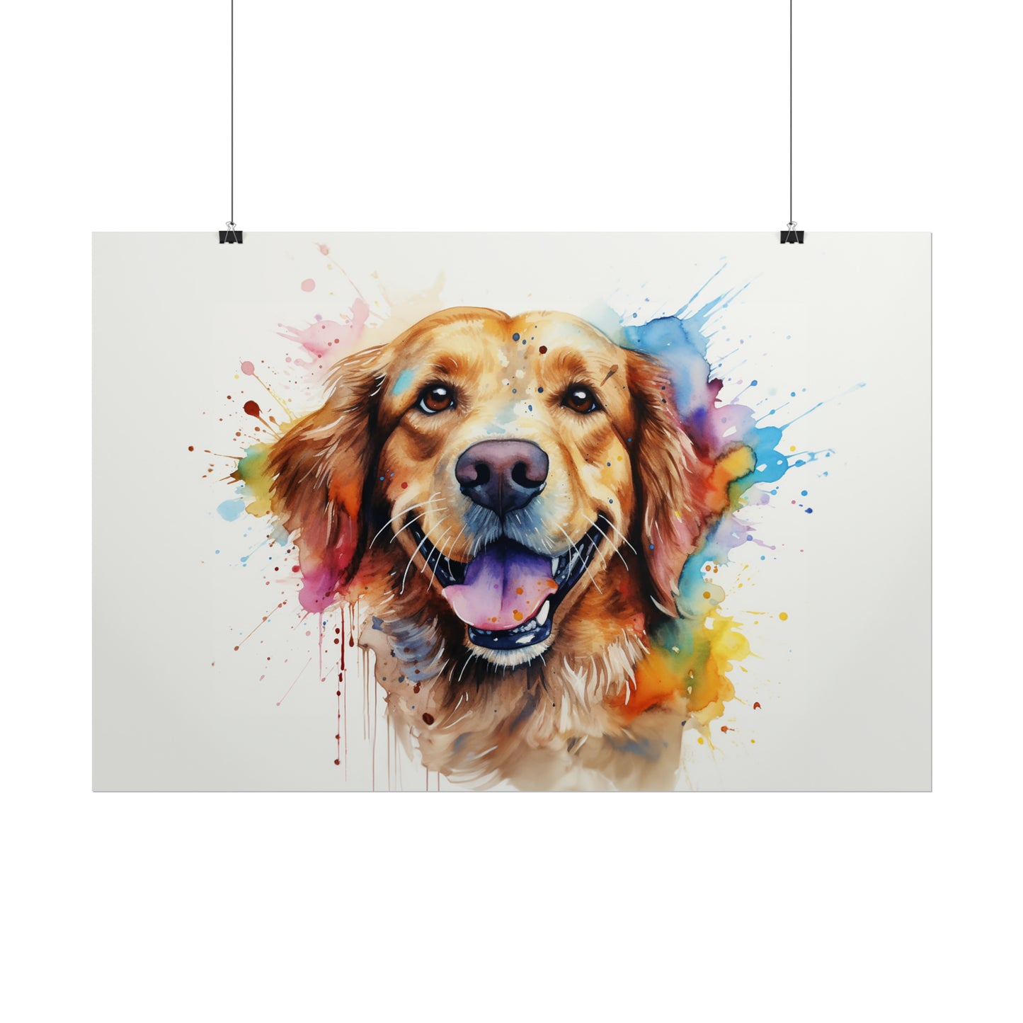 Rainbow Golden Retriever