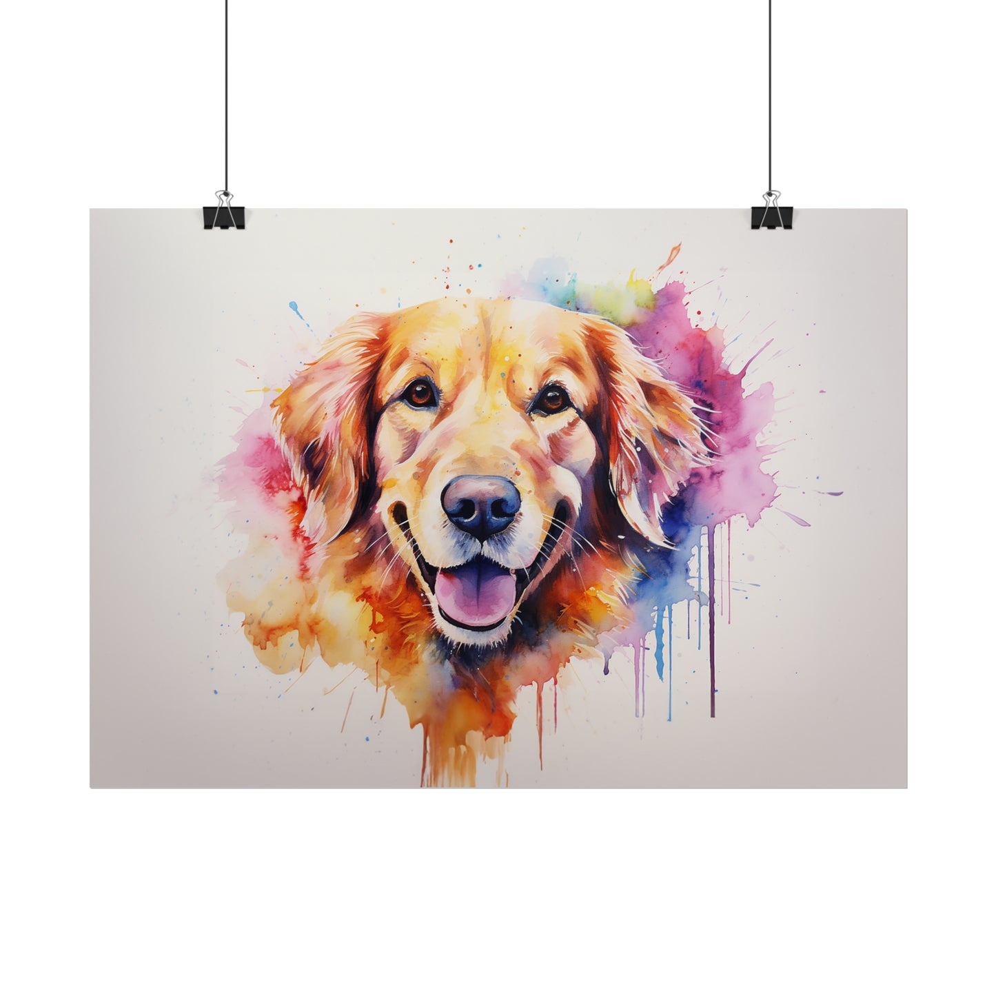 Rainbow Golden Retriever