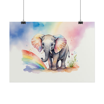 Rainbow Skies Elephant