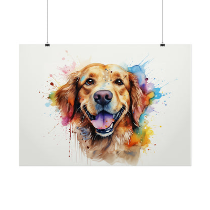 Rainbow Golden Retriever