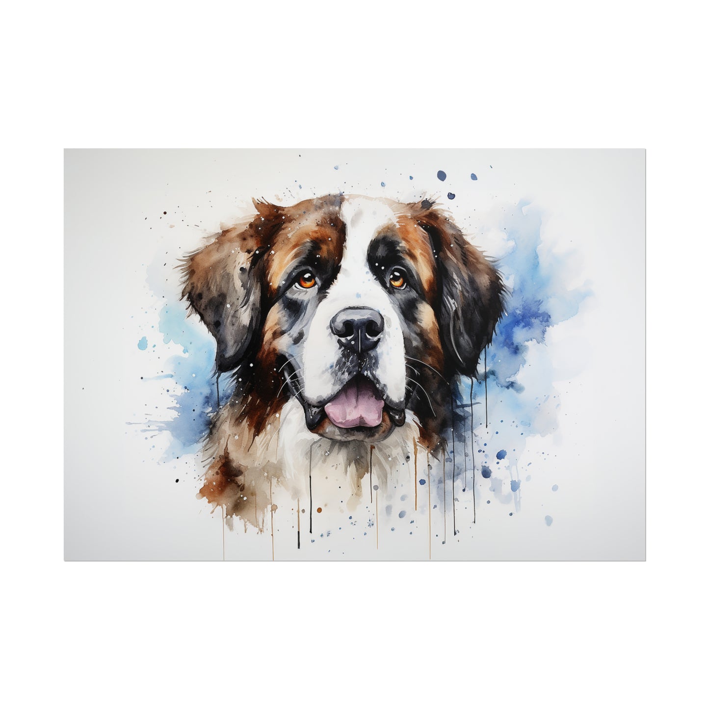 Rainbow Saint Bernard