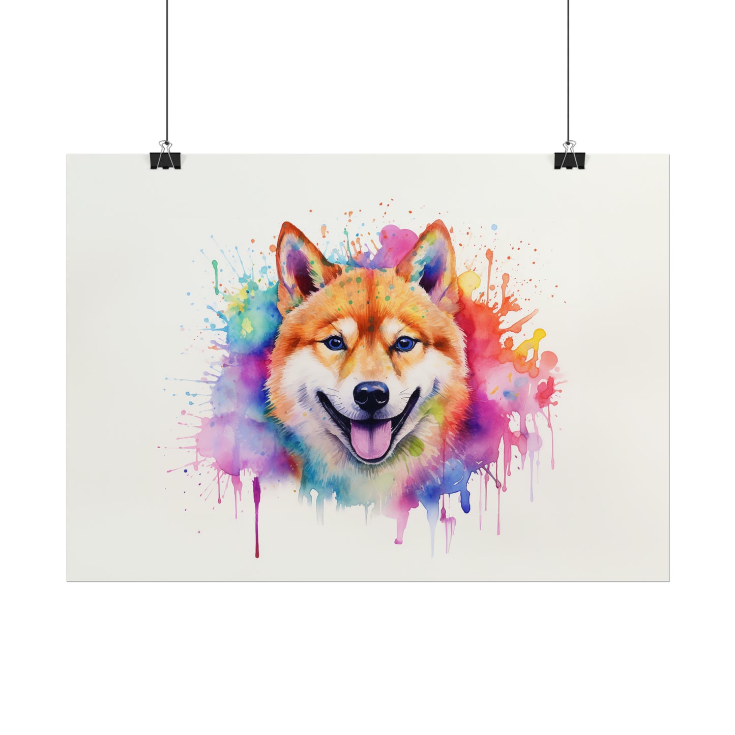 Rainbow Shiba Inu