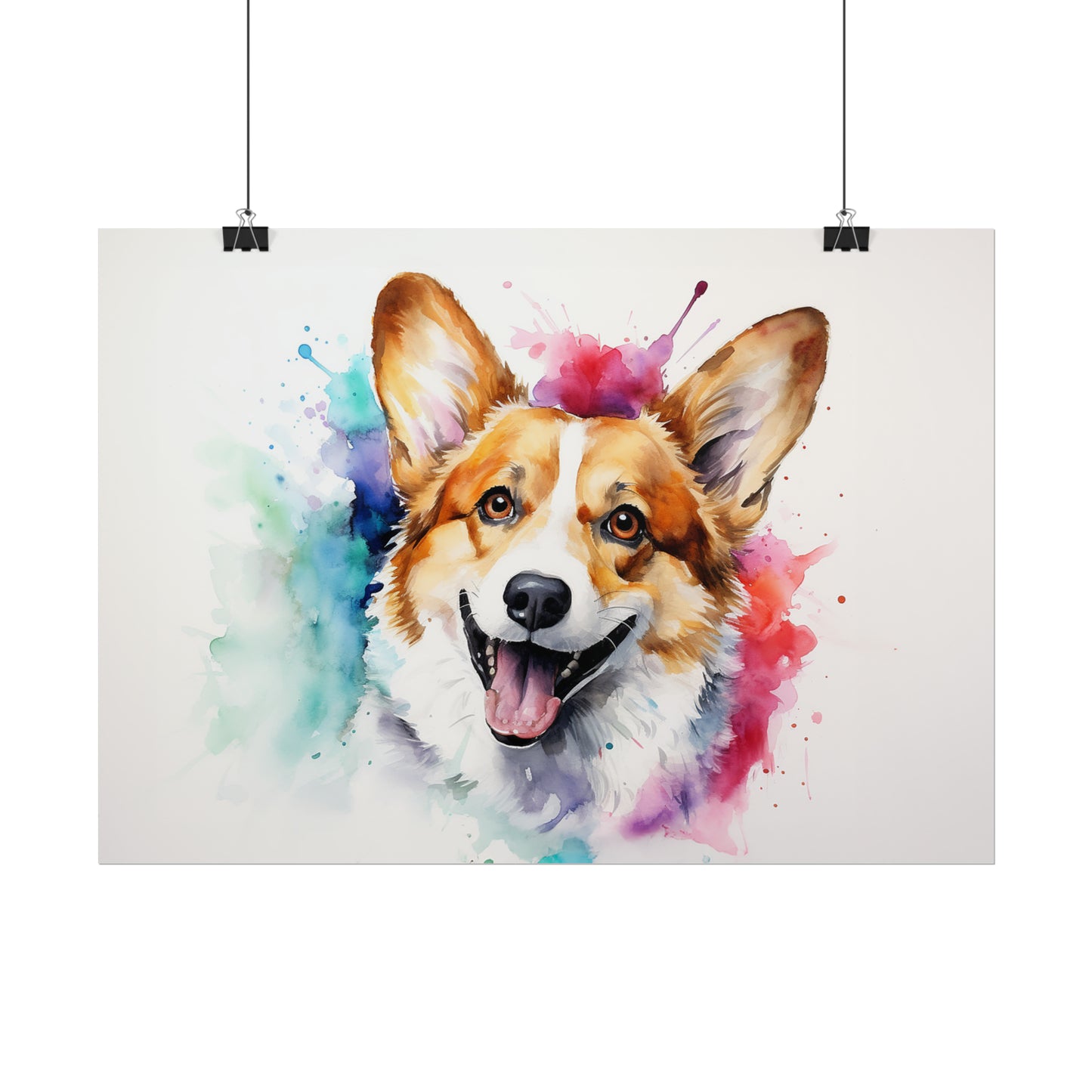 Rainbow Corgi