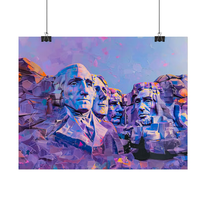 Mount Rushmore Abstract