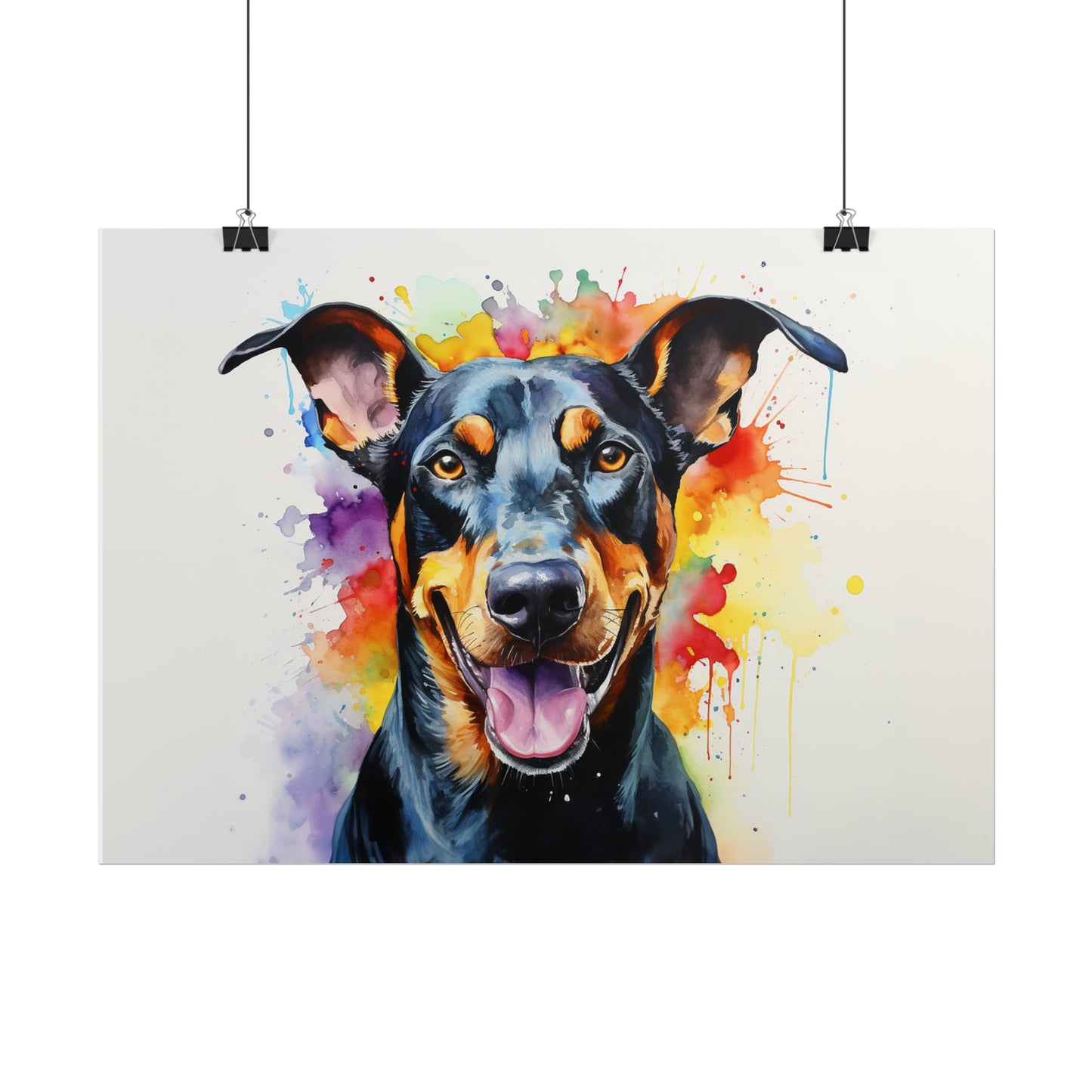 Rainbow Dobermann