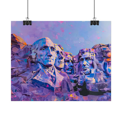 Mount Rushmore Abstract