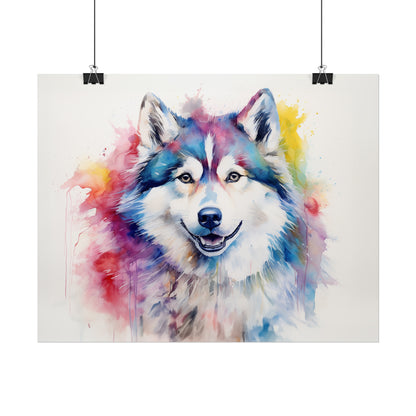 Rainbow Alaskan Malamute