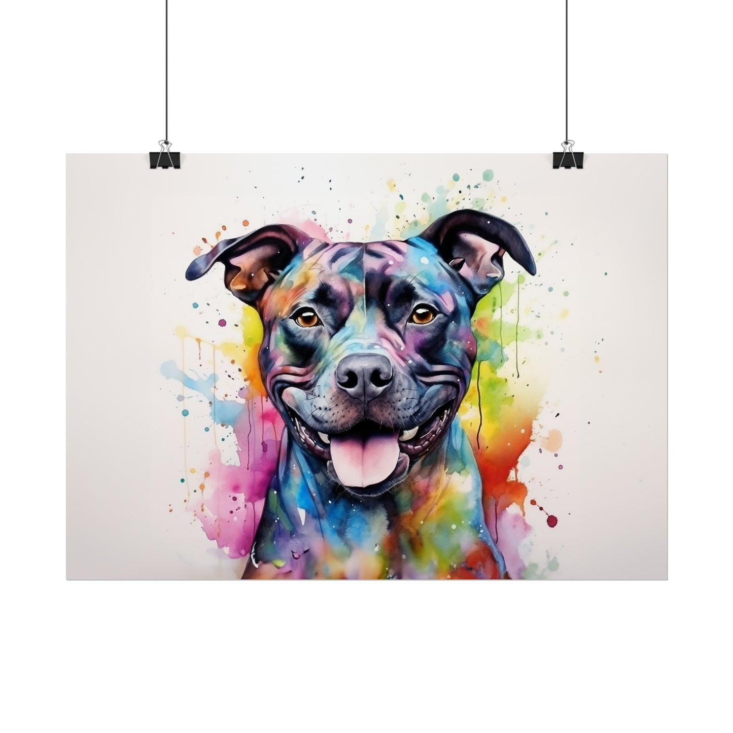 Rainbow Staffordshire Bull Terrier