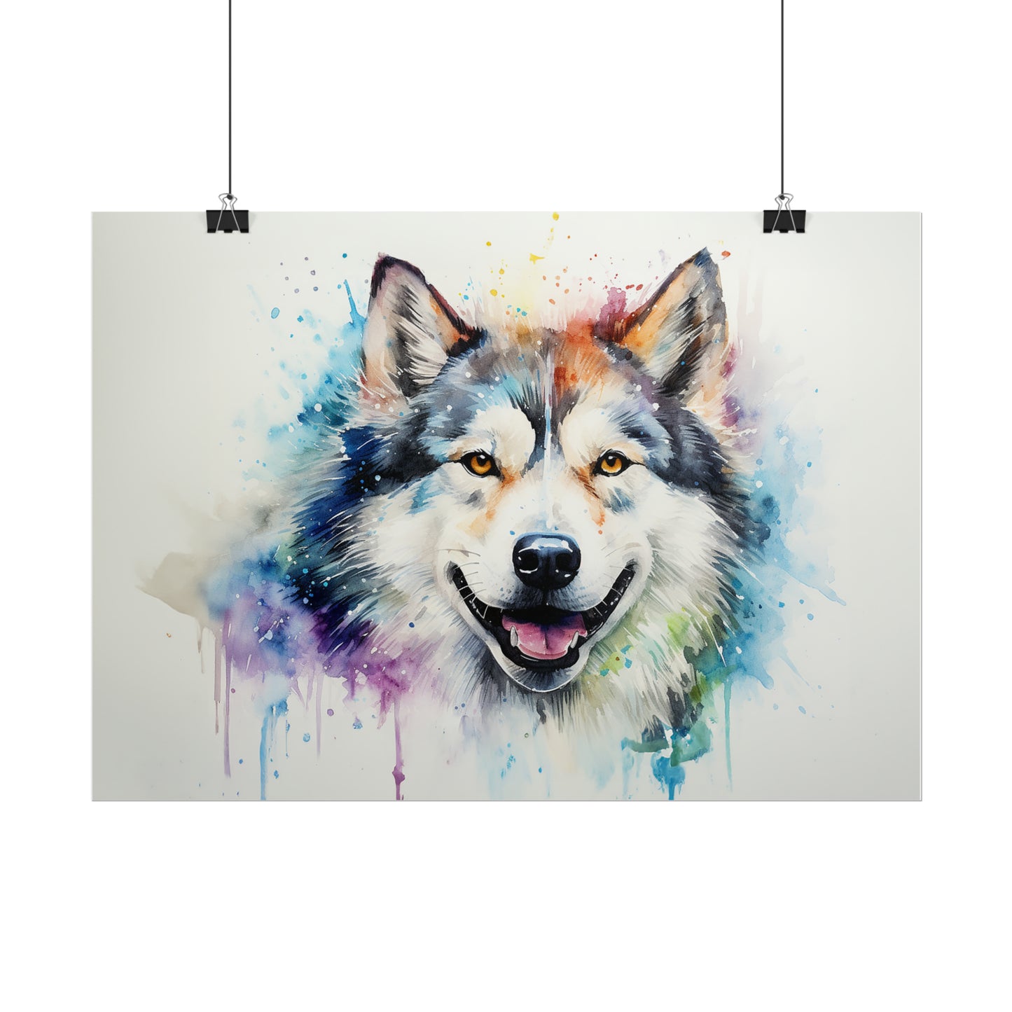 Rainbow Alaskan Malamute