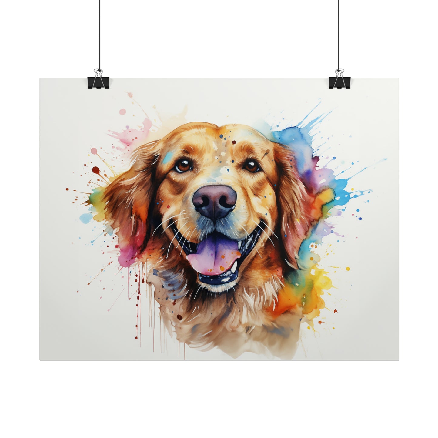 Rainbow Golden Retriever