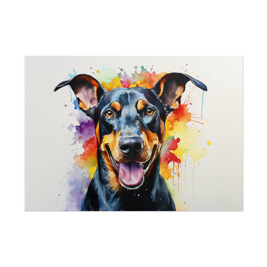 Rainbow Dobermann