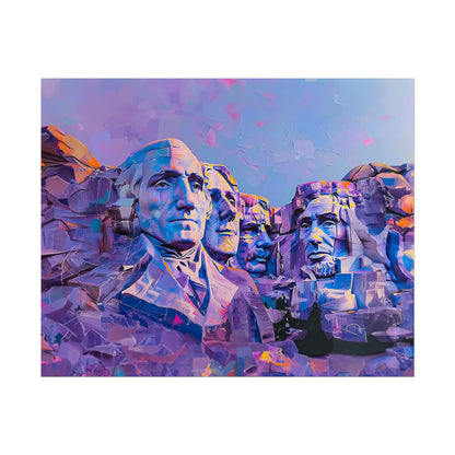 Mount Rushmore Abstract