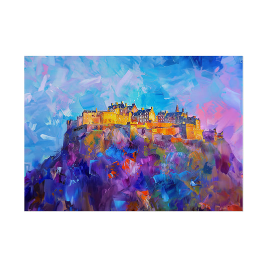 Edinburgh Castle Abstract