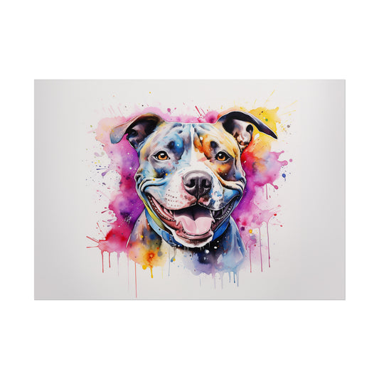 Rainbow Staffordshire Bull Terrier