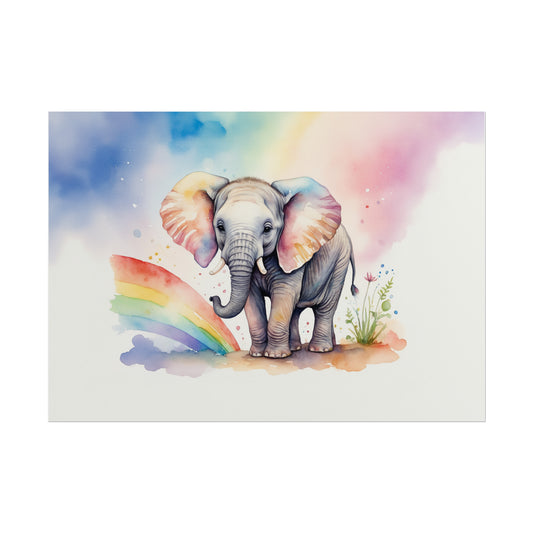 Rainbow Skies Elephant