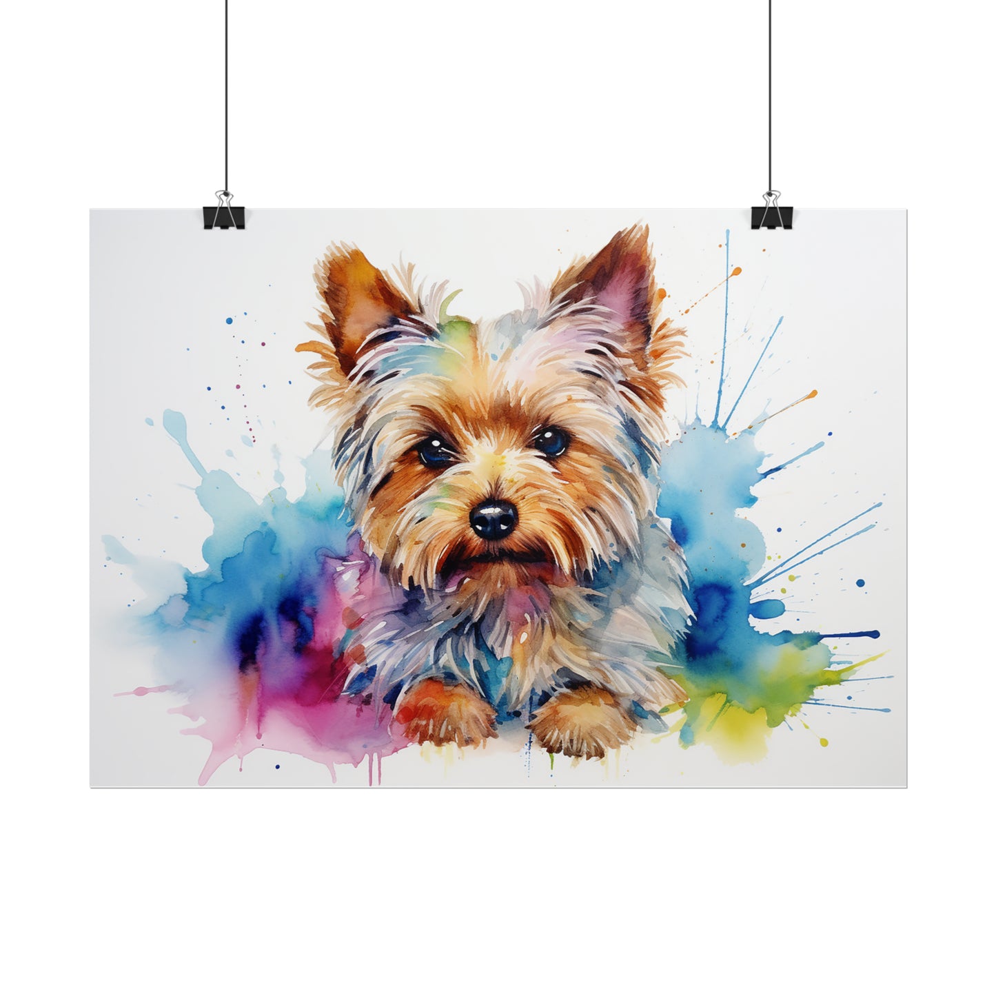 Rainbow Yorkshire Terrier