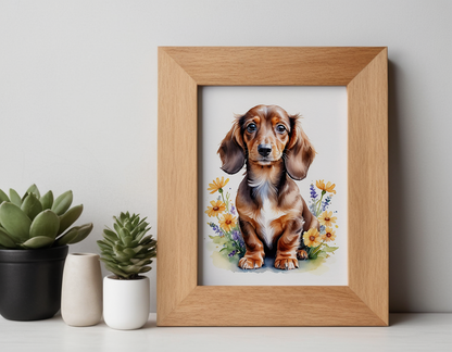 Dachshund in Bloom